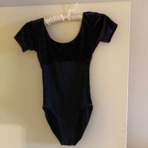 Black velvet wearmoi leotard